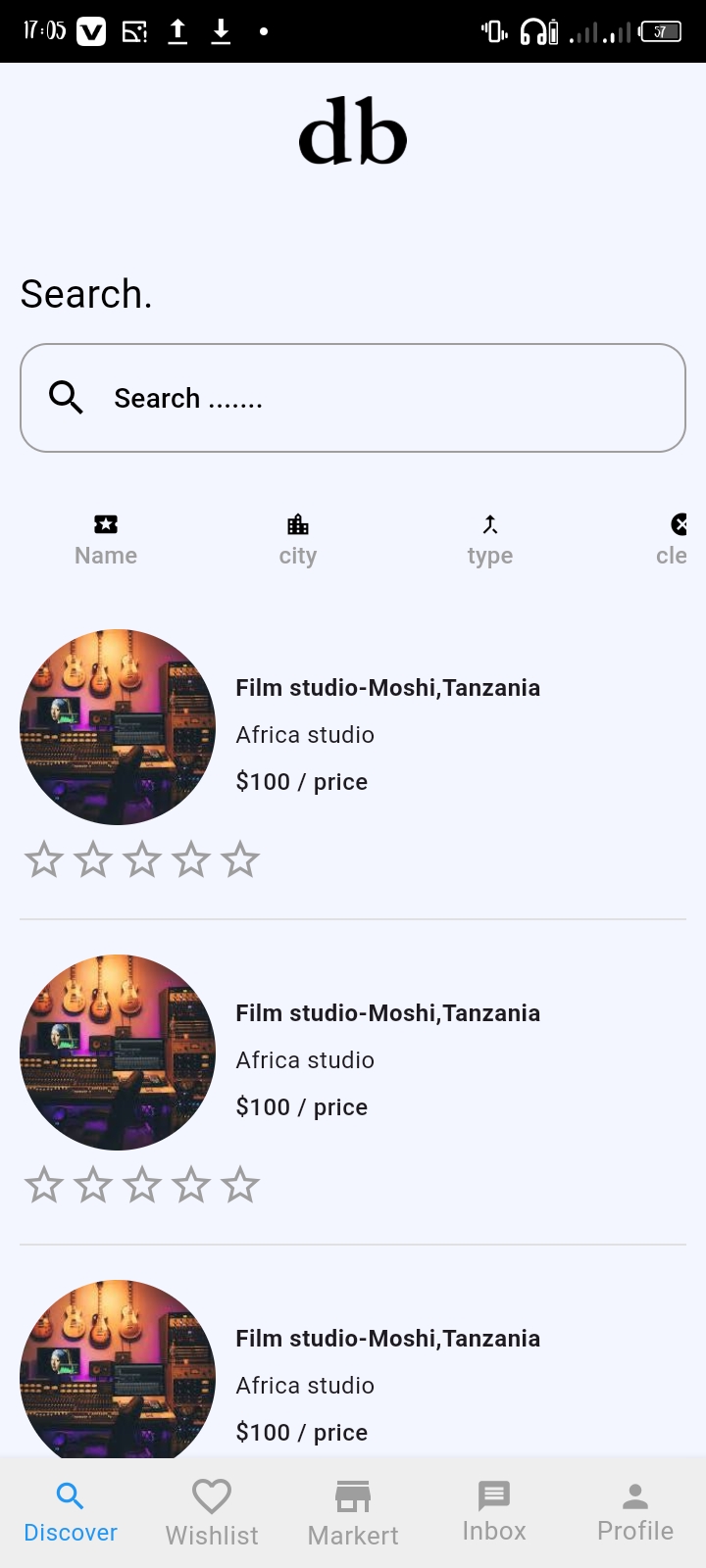 Db Studio Services App Screenshot